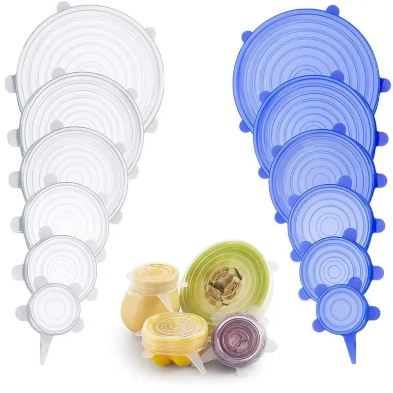 6 Piece Silicone Stretch Lids